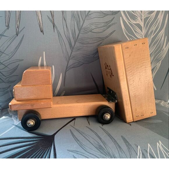 3 Vtg Community Rifton N.Y. Maple Wood Dump Fuel Truck SET - Picture 2 of 9